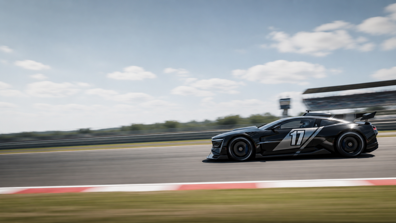 TRION Black Widow on track